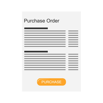 proof of purchase order