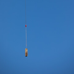 Fototapeta na wymiar Abstract shot of a crane
