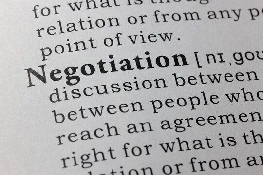 definition of negotiation