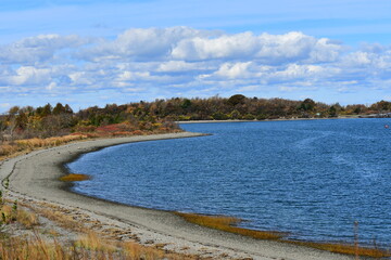 the ocean in the autumn