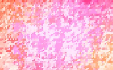 Light Pink, Yellow vector backdrop with rhombus.