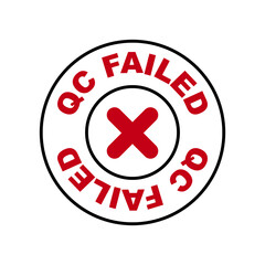 quality control failed logo