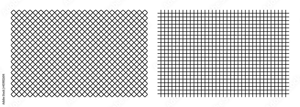Poster grid texture vector background patterns set.