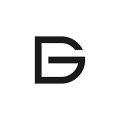 Creative logo design initials DG