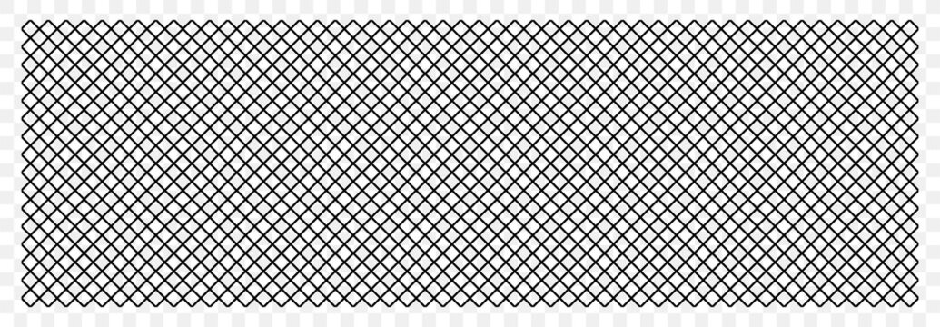 Geometric seamless pattern with squares. Lattice on transparent background.