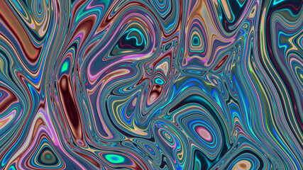 Abstract multicolored liquid texture background