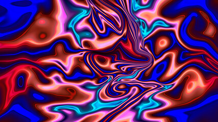 Abstract multicolored liquid texture background