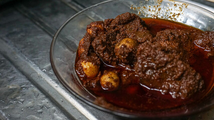 Rendang padang cuisine, Indonesia