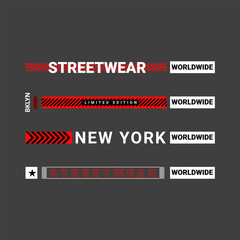 simple city slogan strip design, perfect for designing screen printing, t-shirts, hoodies, jackets and more