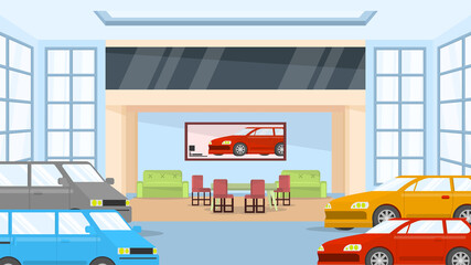 Car Showroom  - Interior Scenes