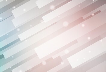 Light Pink, Green vector backdrop with rhombus.