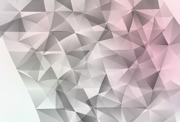 Light Pink, Yellow vector pattern with polygonal style.