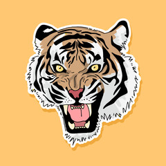 tiger cartoon design