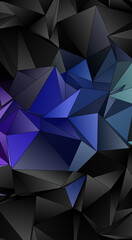 Obraz premium Abstract Low-Poly background. triangulated texture. Design 3d. Polygonal geometrical pattern. Triangular modern style