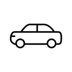 Car icon vector graphic
