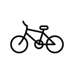 Bicycle icon vector graphic