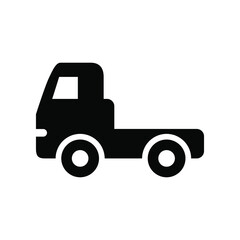 Fototapeta na wymiar Semi-trailer truck icon vector graphic