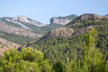 Fototapeta na wymiar Ports National Park in Tarragona