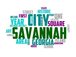 savannah wordcloud concept, wordart,