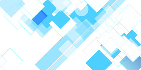 Abstract Blue Background With Lines