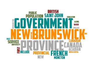 new brunswick wordcloud concept, wordart, canada,new,brunswick,travel
