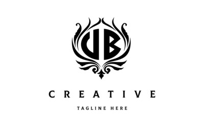 UB circle luxury latter logo vector