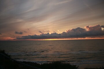 Naklejka premium Solnedgang Sonnenuntergang