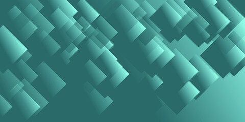 Abstract Blue Background With Squares