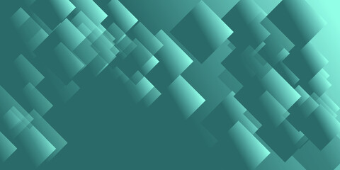 Abstract Blue Background With Squares
