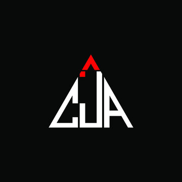 CJA letter logo creative design. CJA unique design
