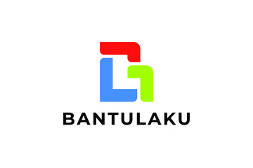 inspired by letter B, letter L and birds