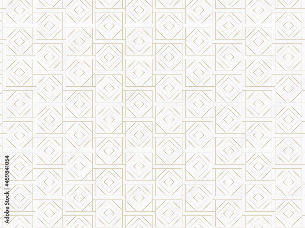 Poster endless overlapping diamond square pattern background.