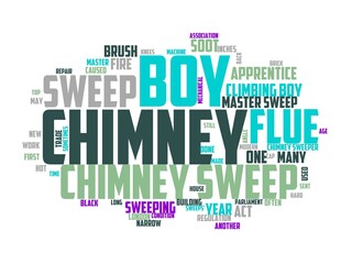 chimney sweep wordcloud concept, wordart, chimney,roof,sweep,black