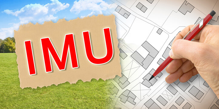 IMU (which Means Unique Municipal Tax) The Most Unpopular Italian Tax On Land And Buildings - Concept Image