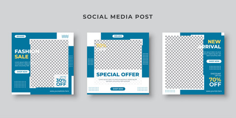 Special offer social media post template