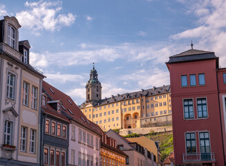 Obraz premium View of the old town of Rudolstadt