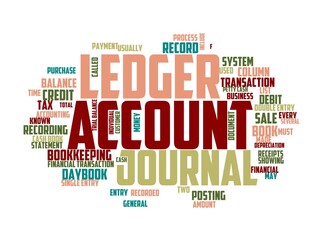 Fototapeta premium accounts clerk wordcloud concept, wordart, clerk,business,account,office,finance