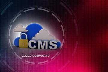 3d rendering cms cloud lock