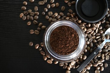 coffee grinder in a bowl