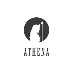 Silhouette of athena
