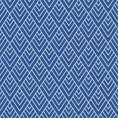 Japanese Diamond Fish Scale Vector Seamless Pattern