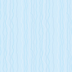 Abstract blue stripe pattern with curvy lines