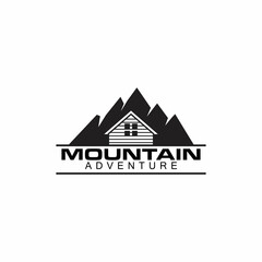 Mountain icon Logo Template Vector illustration design