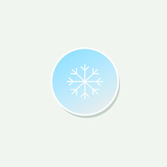 Snowflake Flat Icon