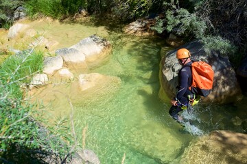 Canyoning Lucas Canyon in Pyrenees