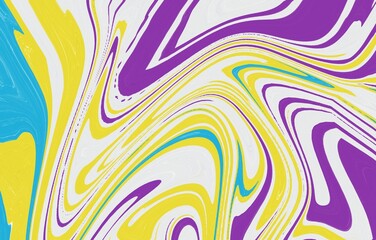  Modern colorful flow background. Wave color Liquid shape. Abstract design.Color Dynamic. Liquid Screen series. Abstract arrangement of vibrant flow of hues and gradients suitable for projects on art,