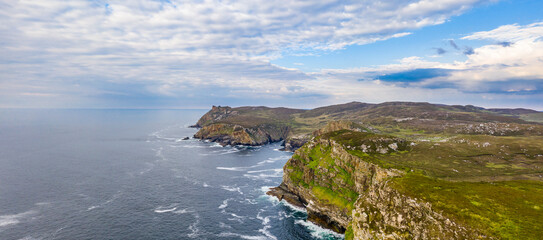 Aerial view of Horn Head in County Donegal - Ireland © Lukassek