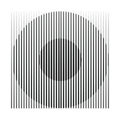 Rectangle Logo with lines.Square unusual icon Design .Black Vector stripes .Geometric shape.