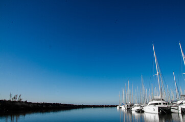 Obraz premium Bateau dans un port