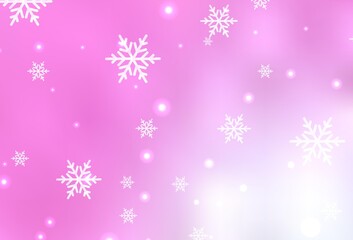 Light Pink vector template in carnival style.